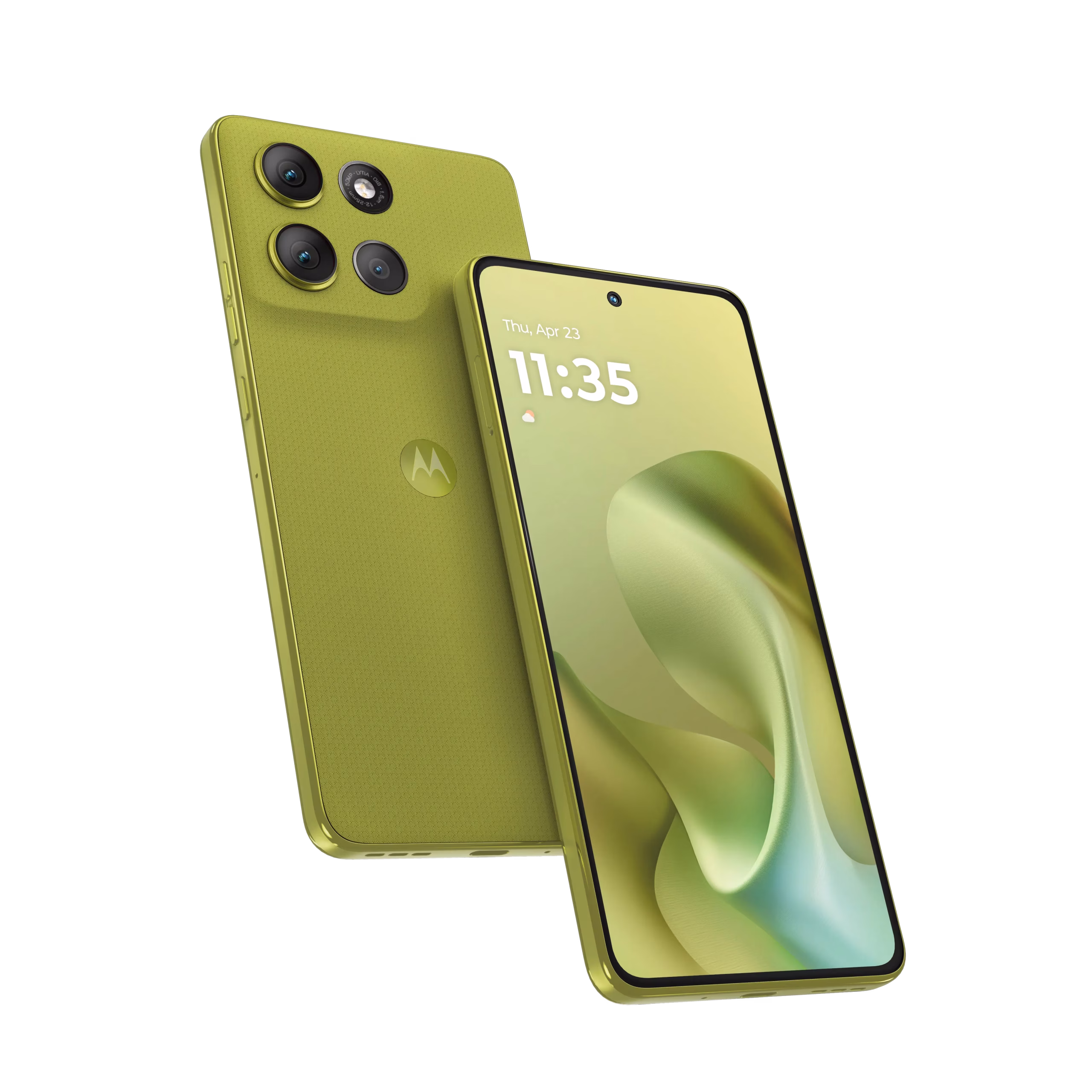 Motorola-Moto g86 Power-Pantone Golden Cypress