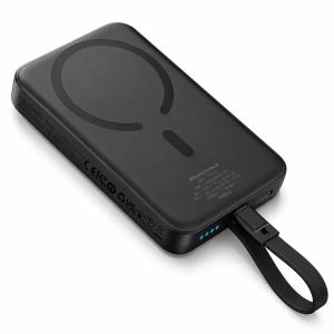 Baseus MagCharge Mini 10000mAh 30W PD Wireless Power Bank with built-in Type-C cable