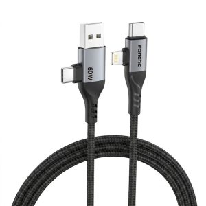 FONENG X92 60W 4-in-1 Multi Charging Cable in Bangladesh - Time’s Tech