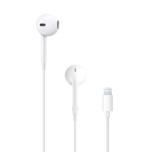 Apple EarPods with Lightning Connector wired earphones white color