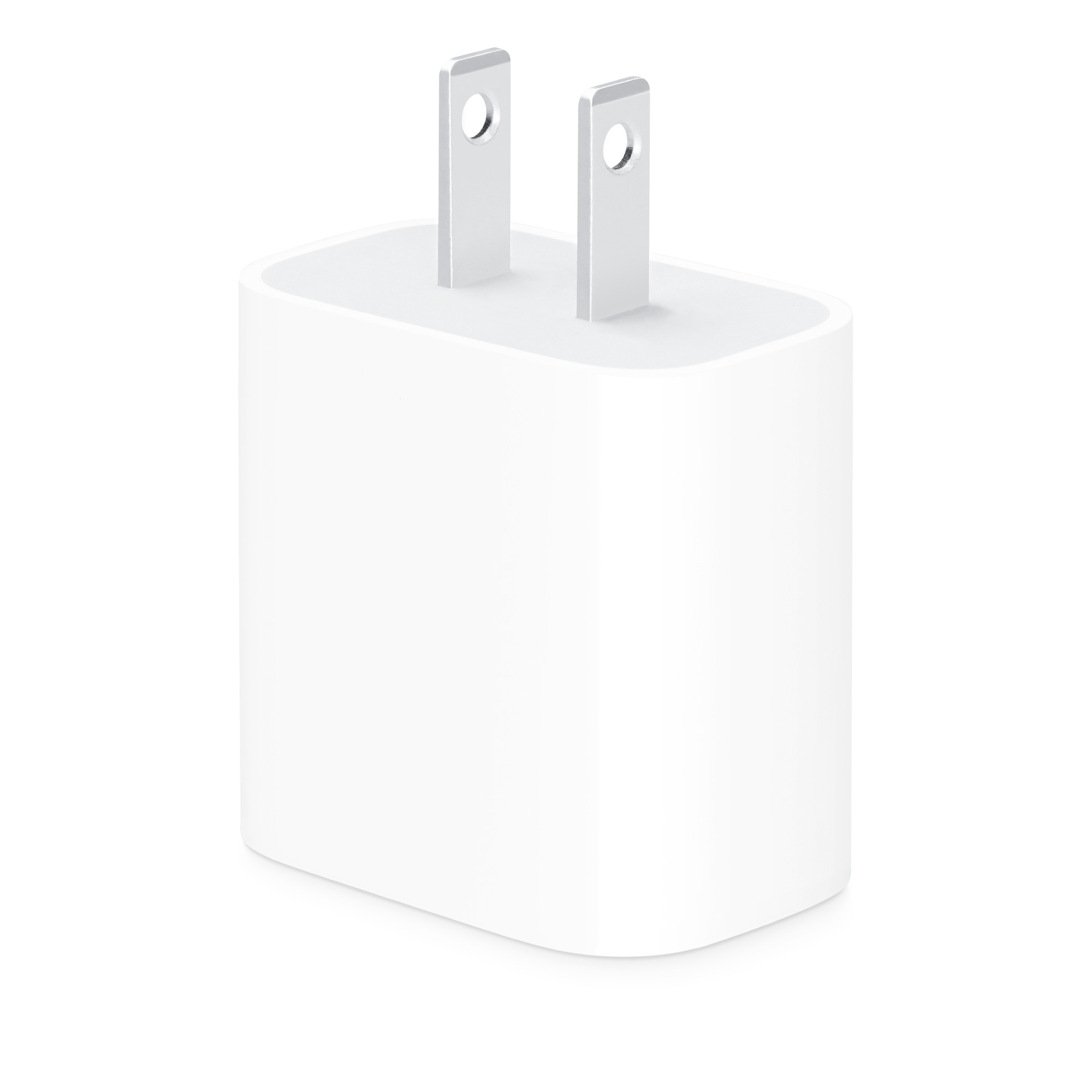 Apple 20W USB-C Power Adapter 2-Pin and 3-Pin fast charger white color