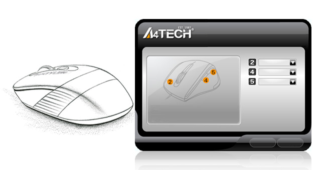 A4TECH 2.4G Wireless Desktop Set FG1010 / FG1010S