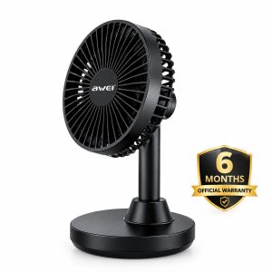 Awei F29 Mini Desktop Rechargeable Oscillating Fan